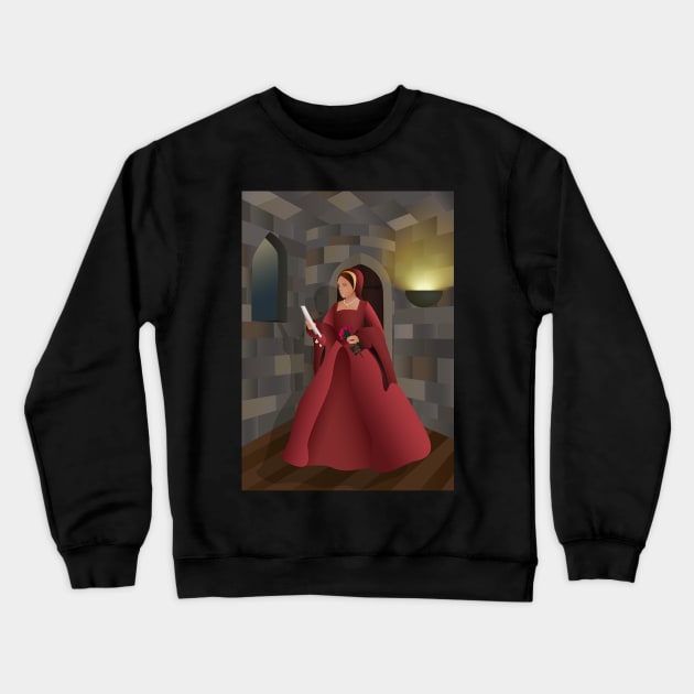 Anne Boleyn Crewneck Sweatshirt by SuperHans